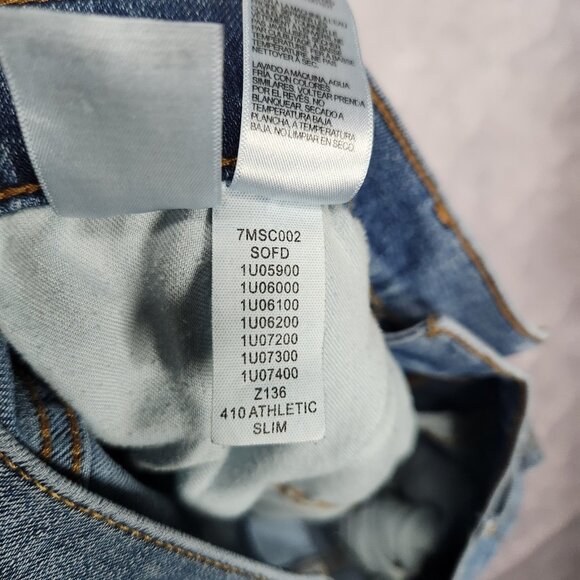 Lucky Brand Jeans Mens 34x32 410 Athletic Slim Fit Zip Fly‎ Stretch Denim Pants - Picture 16 of 16